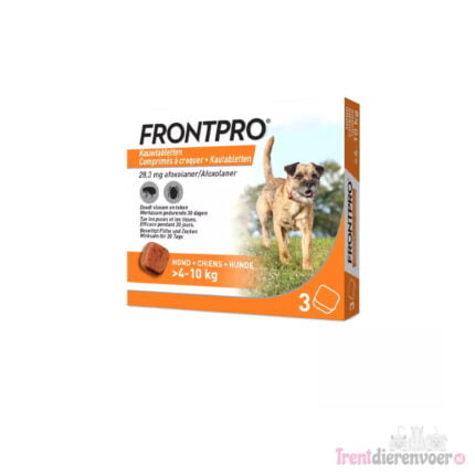 FRONTPRO Smakelijke Kauwtabletten. Dood vlooien en teken. 3 tabletten per doosje. - Afbeelding 4