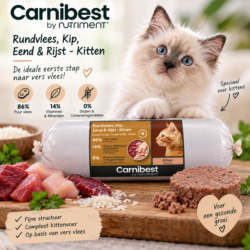 Carnibest Kitten Rundvlees, Kip & Eend - Afbeelding 2